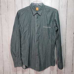Hugo Boss Green Casual Button Down Shirt